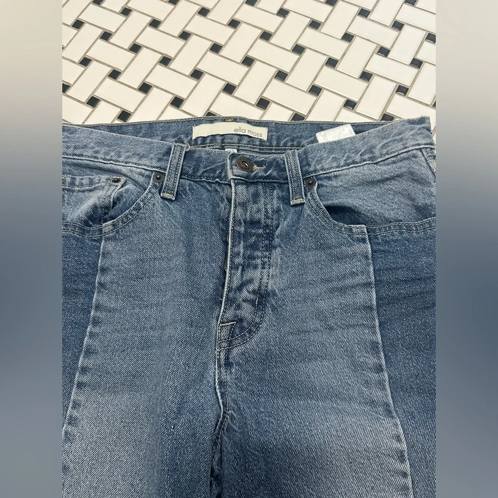 Ella Moss Classic Blue Straight Leg Jeans